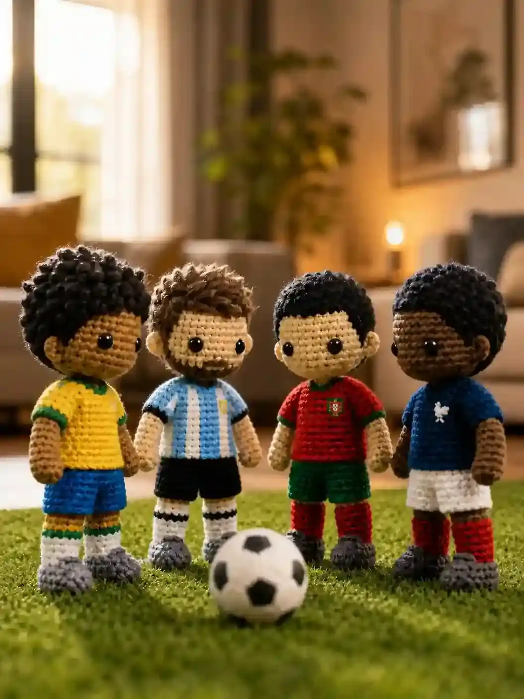 Receitas de Amigurumis de Jogadores
